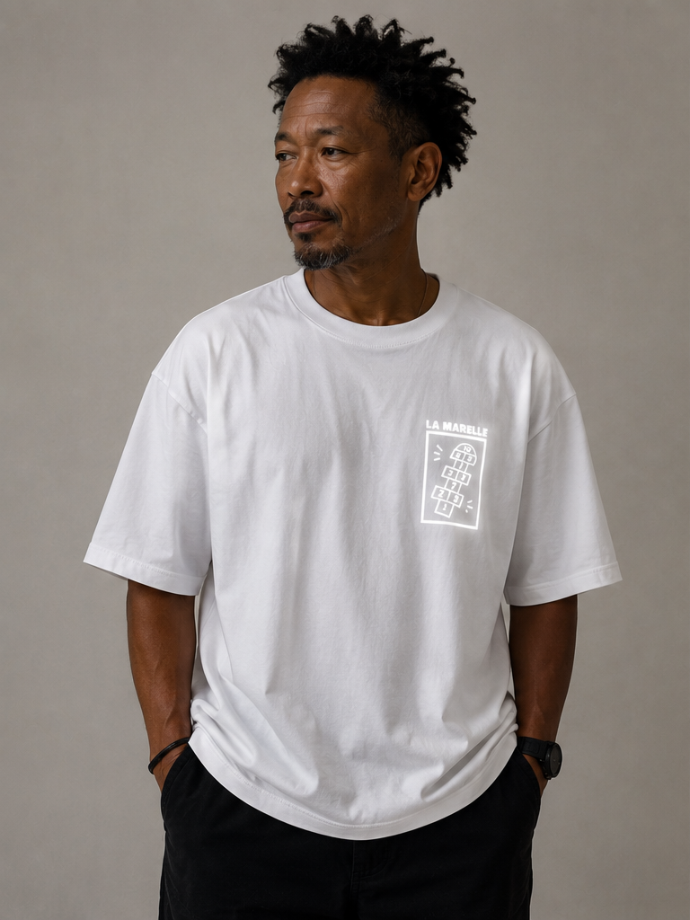 T-shirt Marelle Oversize "La Marelle" Fluo