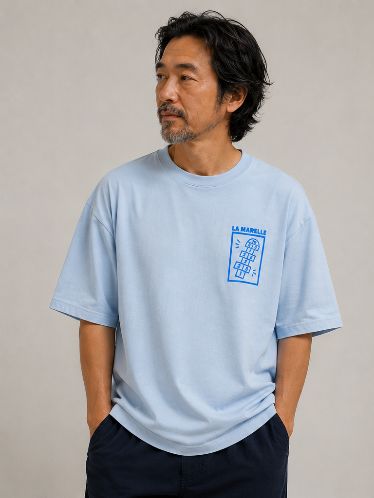 T-shirt Marelle Oversize "La Marelle" Fluo