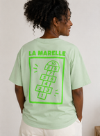 T-shirt Marelle Oversize "La Marelle" Fluo